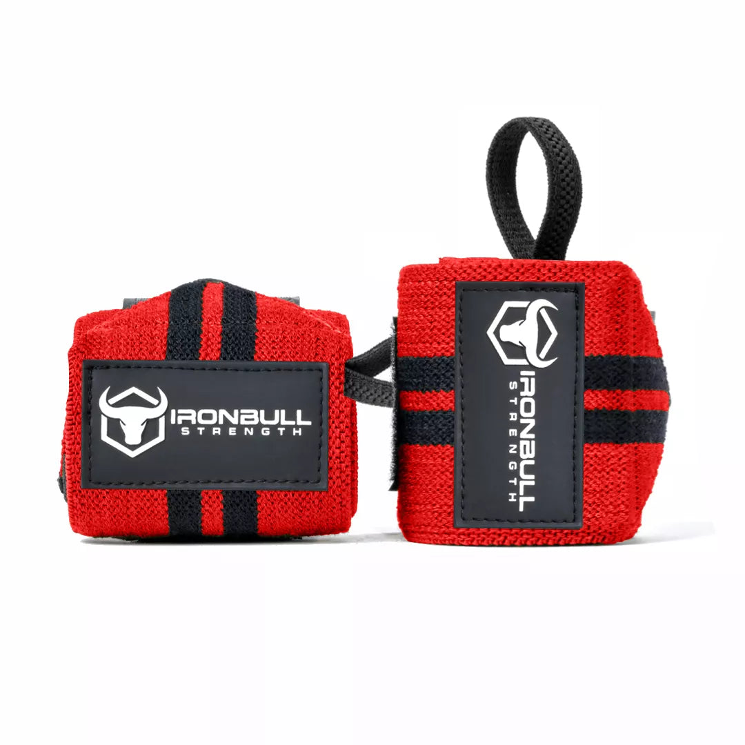 Classic Wrist Wraps - Red - Fitness Dépôt +